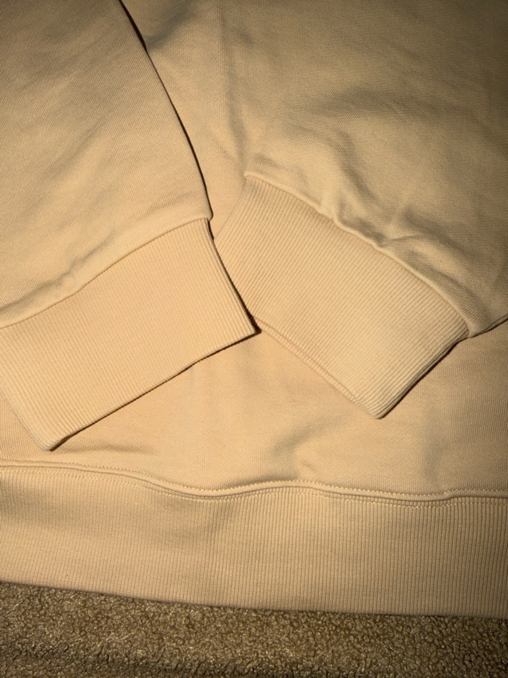BEIS Beige Embossed Logo Crewneck Sweatshirt - Picture 4 of 6